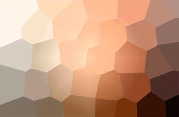 Turuncu Dev Hexagon arkaplanının soyut çizimi — Stok fotoğraf