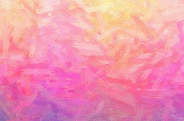 毛ブラシ油絵の具、ピンクの背景の抽象的なイラスト — ストック写真