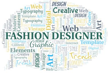 Kutu paketleme tasarımı kelime bulutu. Yalnızca metin ile yapılan wordcloud.