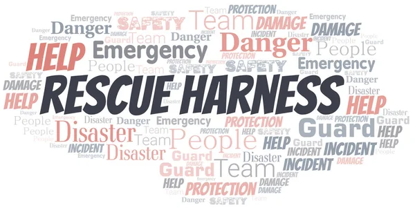 Rescue harnas Woordwolk. Wordcloud gemaakt met tekst. — Stockvector