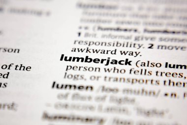 Sözlükte Word veya tümcecik oduncu.