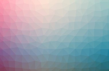 Mavi ve kırmızı yatay düşük Poli arka plan resmi. Güzel çokgen tasarım deseni. 