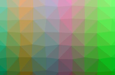 Soyut düşük poli yeşil yatay arka plan resmi.