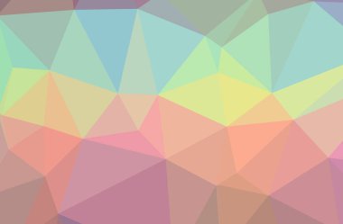 İllüstrasyon soyut yeşil, kırmızı, sarı yatay düşük Poli arka plan. Güzel çokgen tasarım deseni. 