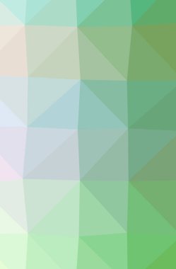 Soyut yeşil dikey düşük Poli arka plan resmi. Güzel çokgen tasarım deseni. 