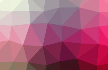 Soyut pembe, kırmızı yatay düşük Poly arka plan Illustration. Güzel Çokgen tasarım deseni. 