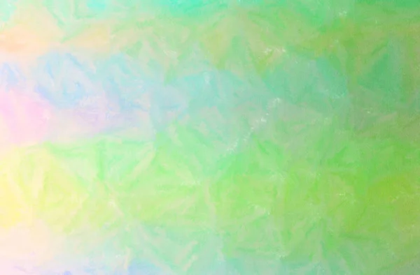 Abstrakte Darstellung von grünem, gelbem Wachsmalkreide-Hintergrund — Stockfoto