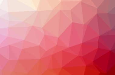 Soyut kırmızı yatay düşük Poli arka plan resmi. Güzel çokgen tasarım deseni. 