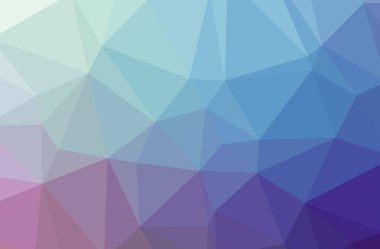 Mavi ve mor yatay düşük Poli arka plan resmi. Güzel çokgen tasarım deseni. 