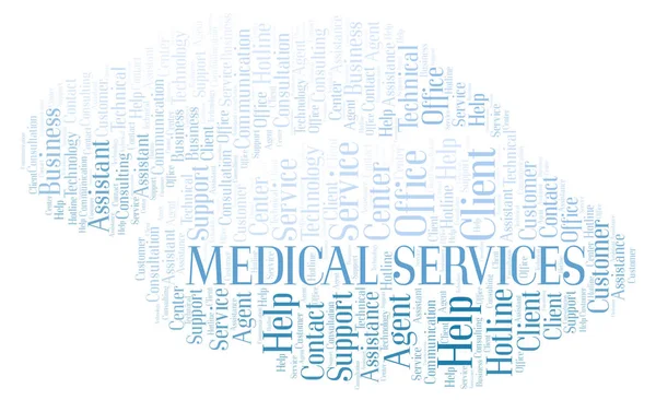 Medical Services word cloud. — Stock Photo, Image