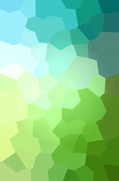 Αφηρημένη απεικόνιση του μπλε, πράσινο, κίτρινο φόντο Big Hexagon — Φωτογραφία Αρχείου