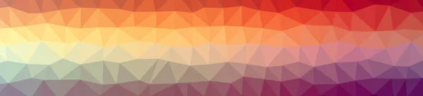 Illustratie van abstract oranje, roze, rood banner laag poly achtergrond. Mooie veelhoek ontwerppatroon. — Stockfoto