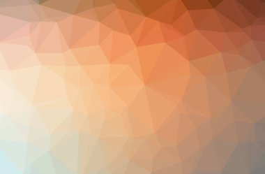 Soyut turuncu yatay düşük Poli arka plan resmi. Güzel çokgen tasarım deseni. 