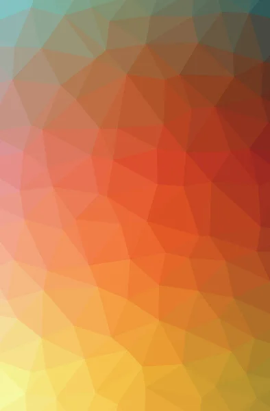Illustration de l'abstrait Orange, Jaune vertical bas fond poly. Magnifique motif polygone . — Photo
