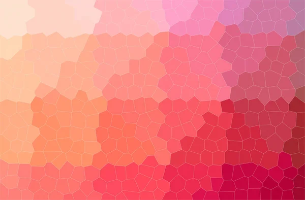 Ilustración abstracta del fondo rojo de Little Hexagon — Foto de Stock
