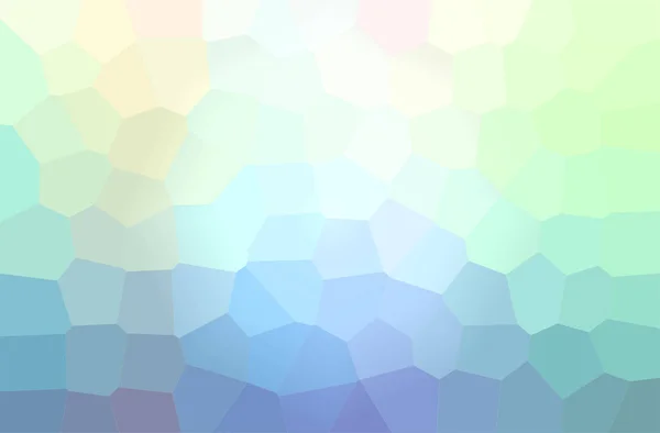 Abstract illustration of blue, green and red Big Hexagon background — Stock Photo, Image