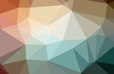 Soyut turuncu yatay düşük Poli arka plan resmi. Güzel çokgen tasarım deseni. 