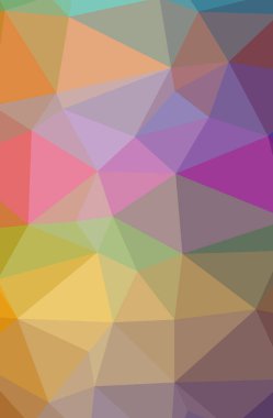 Soyut düşük poli turuncu dikey arka plan resmi.