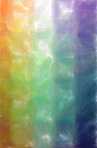 Ilustração abstrata de fundo aquarela azul, verde e amarelo — Fotografia de Stock