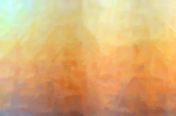 Abstrakcyjna ilustracja brązowego, pomarańczowego suchego tła farby pędzlem — Zdjęcie stockowe