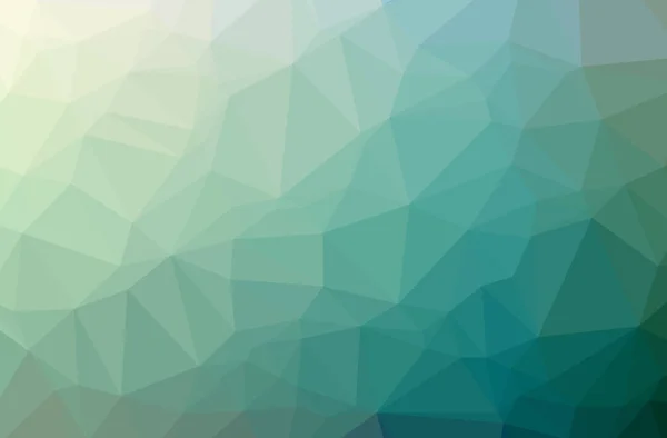 Illustration von abstrakten blauen, grünen, gelben horizontalen Low-Poly-Hintergrund. schönes Polygon-Muster. — Stockfoto
