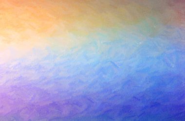 Mavi, sarı ve mor Wax Crayon arka plan soyut illüstrasyon