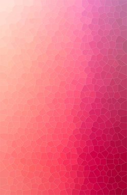 Kırmızı Küçük Altıgen arkaplanının soyut çizimi