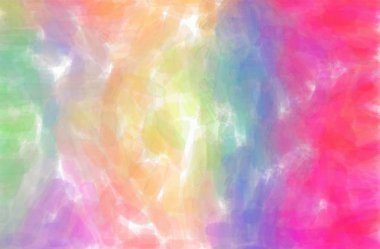 Mavi, yeşil, pembe, sarı Suluboya arka plan soyut illüstrasyon