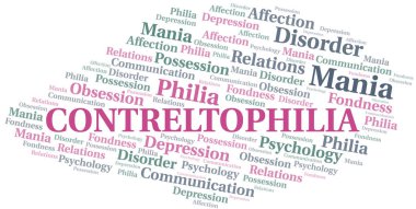 Contreltophilia kelime bulutu. Philia Türü.