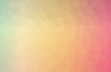 Kırmızı, sarı ve yeşil üçgen çokgen arka plan soyut illüstrasyon.