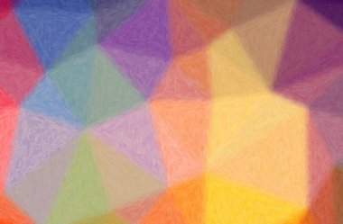 Mavi, turuncu, sarı Impasto arka plan soyut illüstrasyon