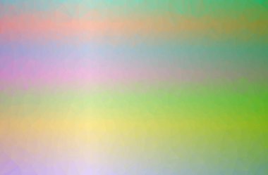 Soyut yeşil yatay düşük Poli arka plan resmi. Güzel çokgen tasarım deseni. 