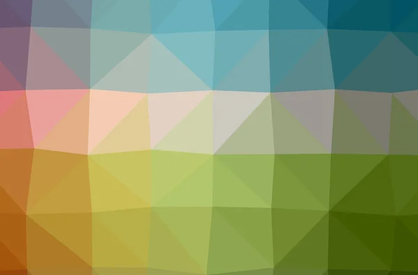 Ілюстрація абстрактного зеленого горизонтального низького полі фону. Красивий шаблон дизайну багатокутника . — стокове фото