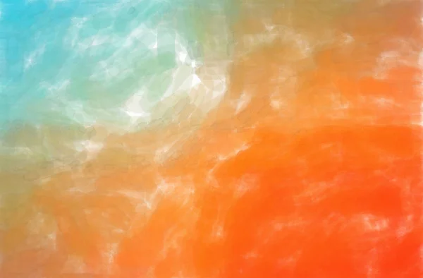 Ilustración abstracta de naranja Acuarela con fondo de baja cobertura — Foto de Stock