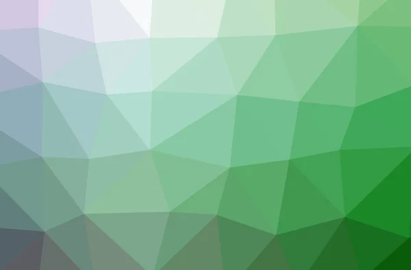 Illustratie van abstracte groene horizontale laag poly achtergrond. Mooie veelhoek ontwerppatroon. — Stockfoto