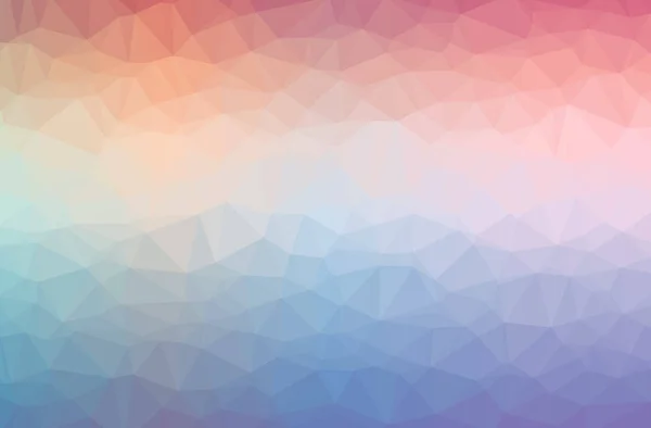 Illustrazione di astratto blu e viola orizzontale basso poli sfondo. Bellissimo modello di design poligonale . — Foto Stock