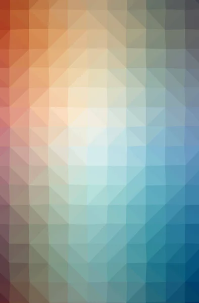 Illustration von abstrakten blauen, grünen und roten vertikalen Low-Poly-Hintergrund. schönes Polygon-Muster. — Stockfoto