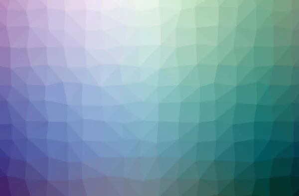 Illustration av abstrakt blå och grön horisontella låg poly bakgrund. Vackra polygon designmönster. — Stockfoto