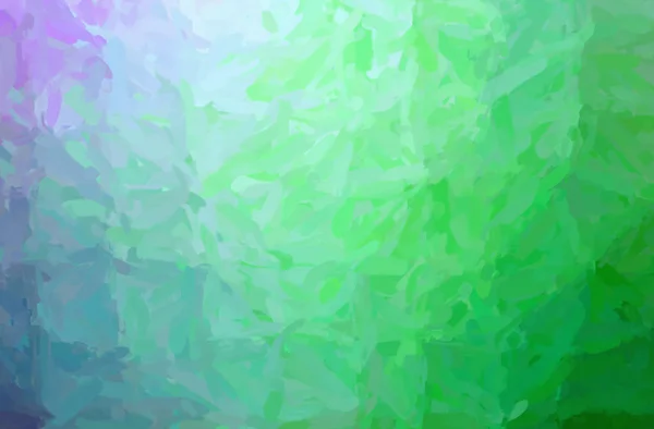 Yeşil Empresyonist Impasto arkaplanının soyut çizimi — Stok fotoğraf
