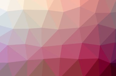 Soyut kırmızı yatay düşük Poli arka plan resmi. Güzel çokgen tasarım deseni. 