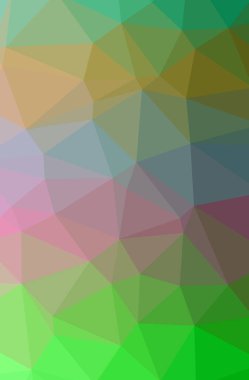 Soyut yeşil dikey düşük Poli arka plan resmi. Güzel çokgen tasarım deseni. 