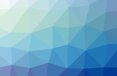 Mavi ve yeşil yatay düşük Poli arka plan resmi. Güzel çokgen tasarım deseni. 