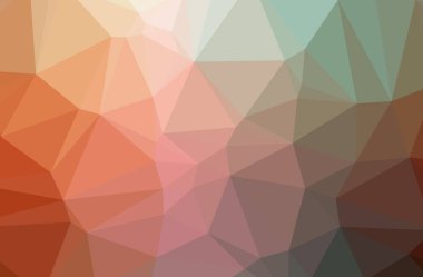 Soyut turuncu yatay düşük Poli arka plan resmi. Güzel çokgen tasarım deseni. 