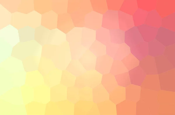 Абстрактная иллюстрация оранжевого фона Большого шестиугольника — стоковое фото