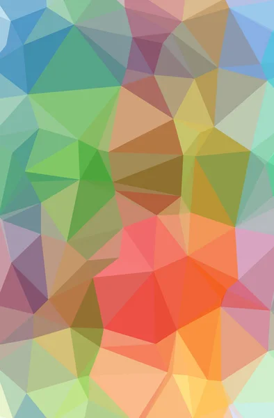 Иллюстрация абстрактного синего, зеленого, оранжевого вертикального низкого фона. Красивый рисунок многоугольника . — стоковое фото