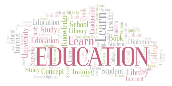 Chmura słowa edukacji. — Zdjęcie stockowe