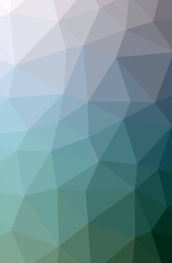 Soyut düşük poli mavi dikey arka plan resmi.