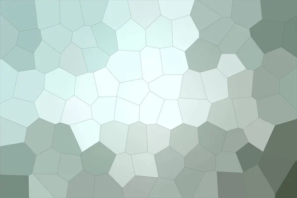 Marrone, grigio e verde pastello Big Hexagon sfondo illustrazione . — Foto Stock