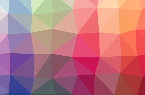 Ilustración de fondo abstracto azul, púrpura, rojo horizontal bajo poli. Hermoso patrón de diseño polígono . —  Fotos de Stock