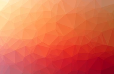Soyut turuncu yatay düşük Poli arka plan resmi. Güzel çokgen tasarım deseni. 